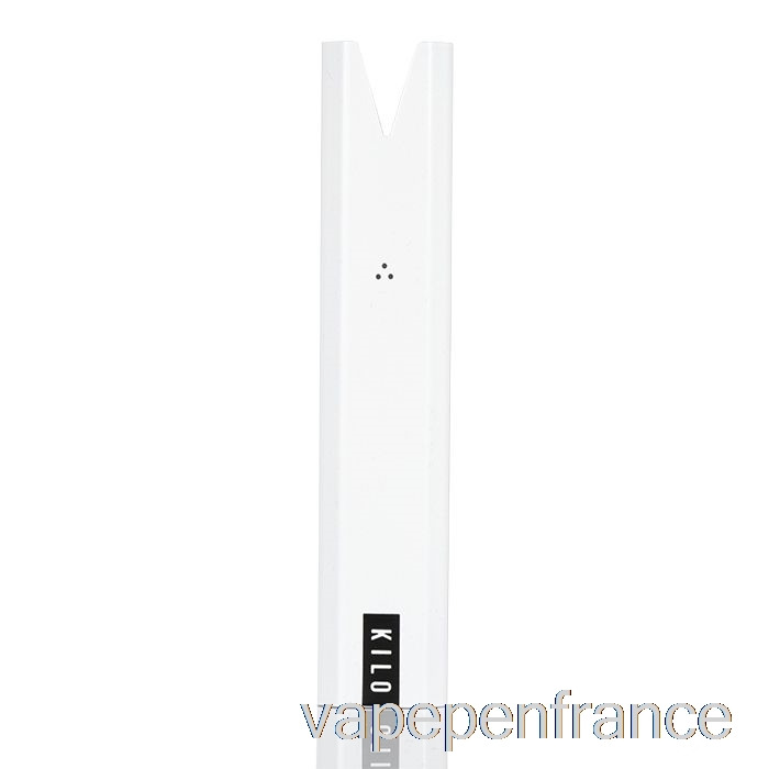 Stylo Vape Blanc Perle, Système De Dosettes Ultra Portable Kilo 1k